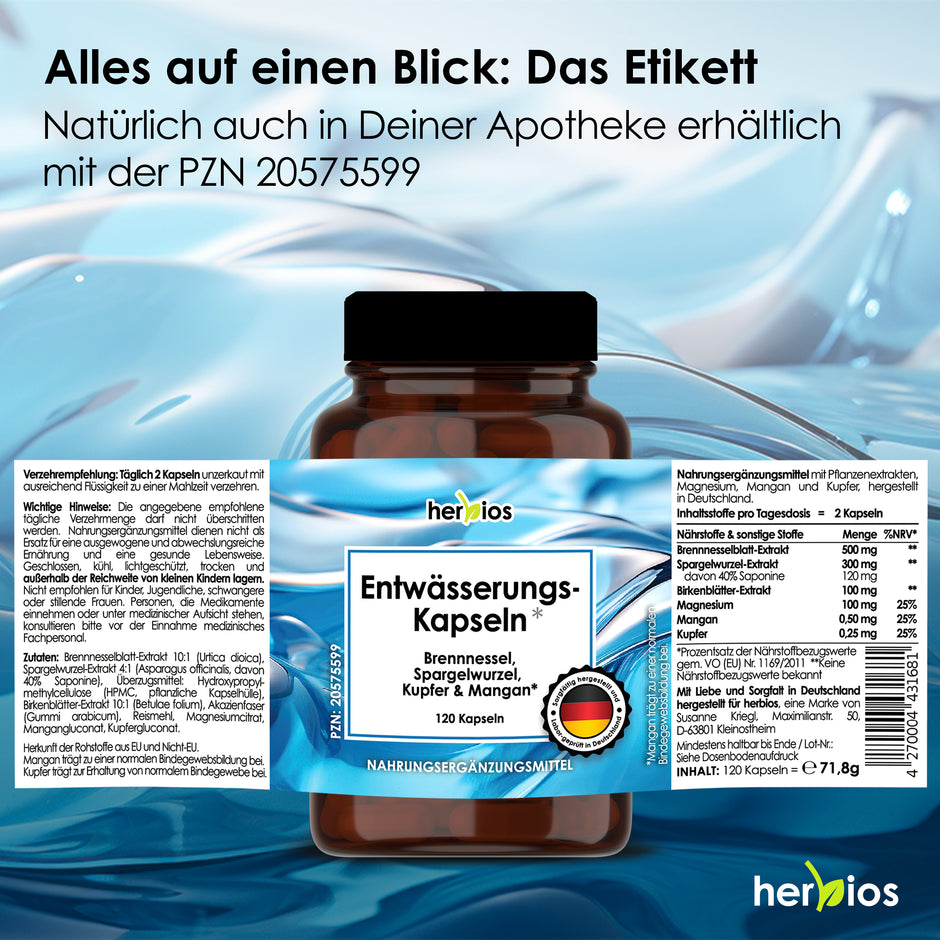 Entwässerungs-Kapseln